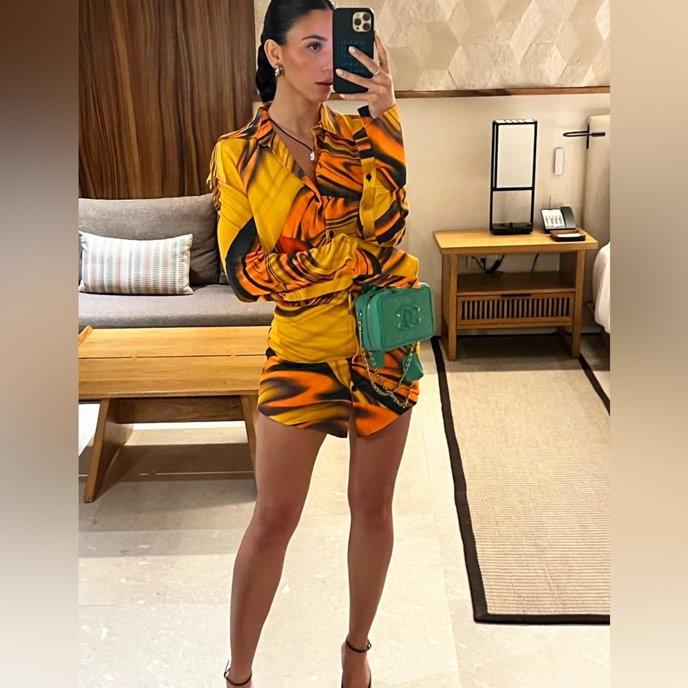the Attico Silvye mini dress